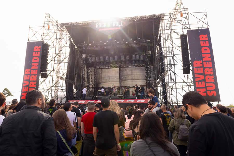 Palco Dia Mundial do Rock na edição 2022 - Cred Never Surrender Photo Team