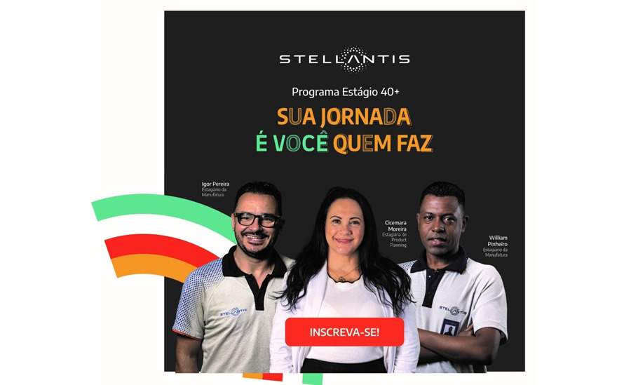 Stellantis abre novas vagas para Programa de Estágio Universitário 40+