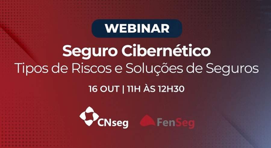 Webinar debate tipos de riscos e soluções fornecidas pelo Seguro Cibernético