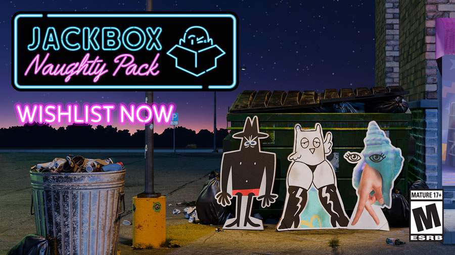 The Jackbox Naughty Pack já está disponível!