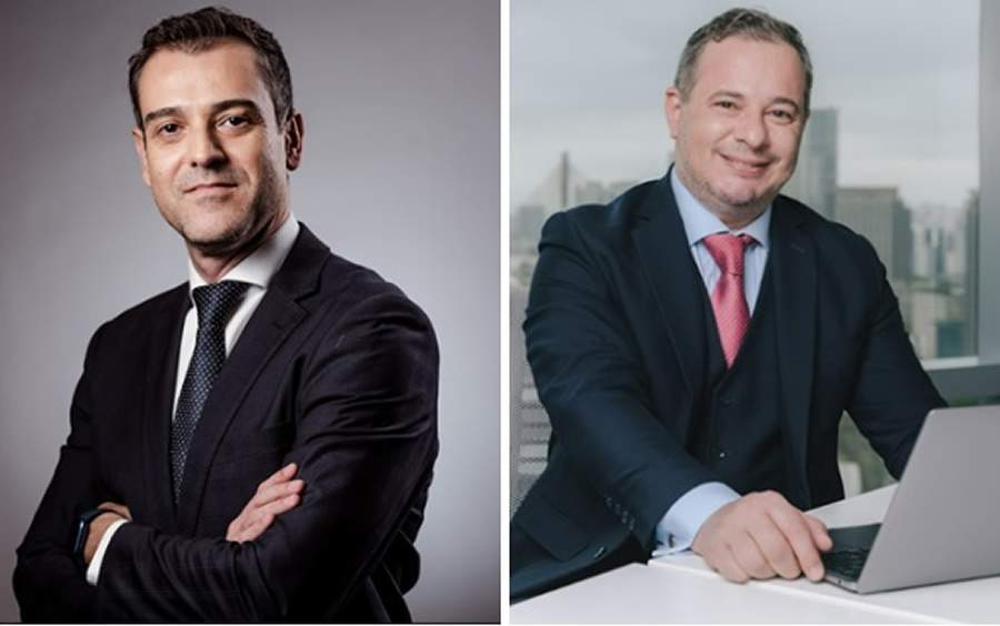 Fabiano Sardá, da MAWDY e Roberto de Antoni, da MAPFRE