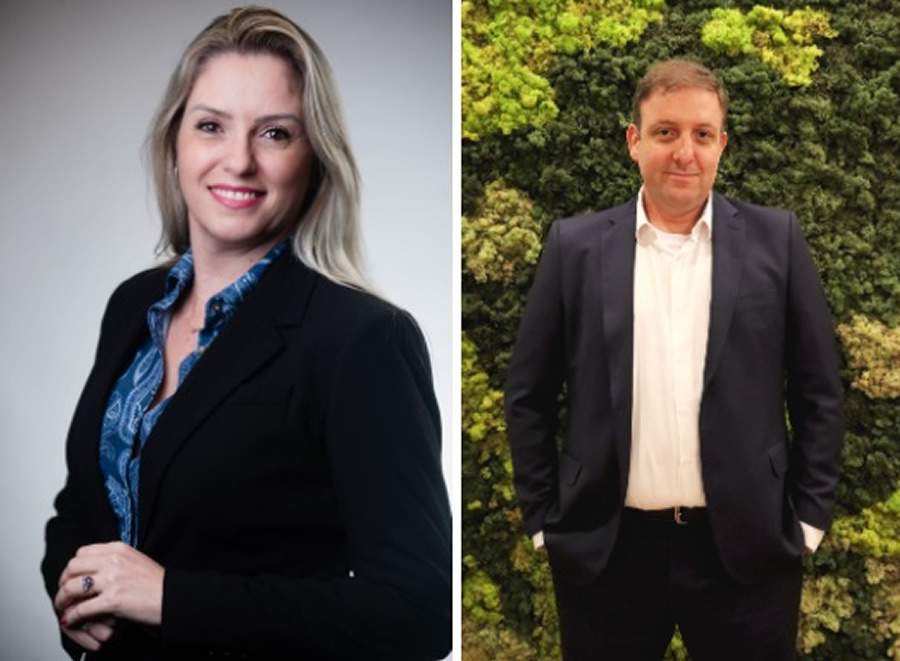 Jacqueline Izabel, diretora de experiência do cliente da MAPFRE e Fabio Damasceno, diretor técnico de seguro rural da MAPFRE. (Fotos em alta resolução no rodapé).