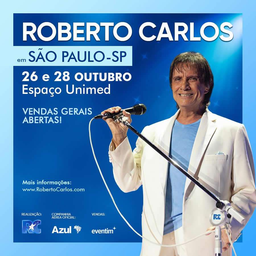 Roberto Carlos no Espaço Unimed