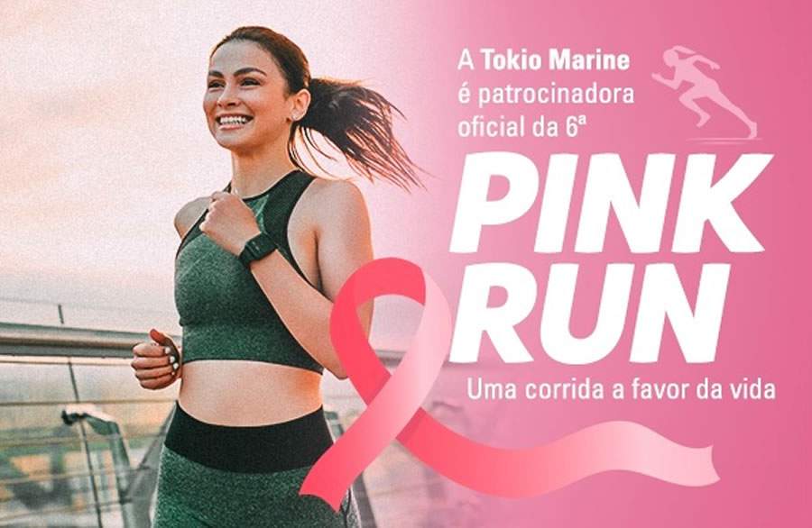 TOKIO MARINE patrocina 6ª edição da corrida Pink Run