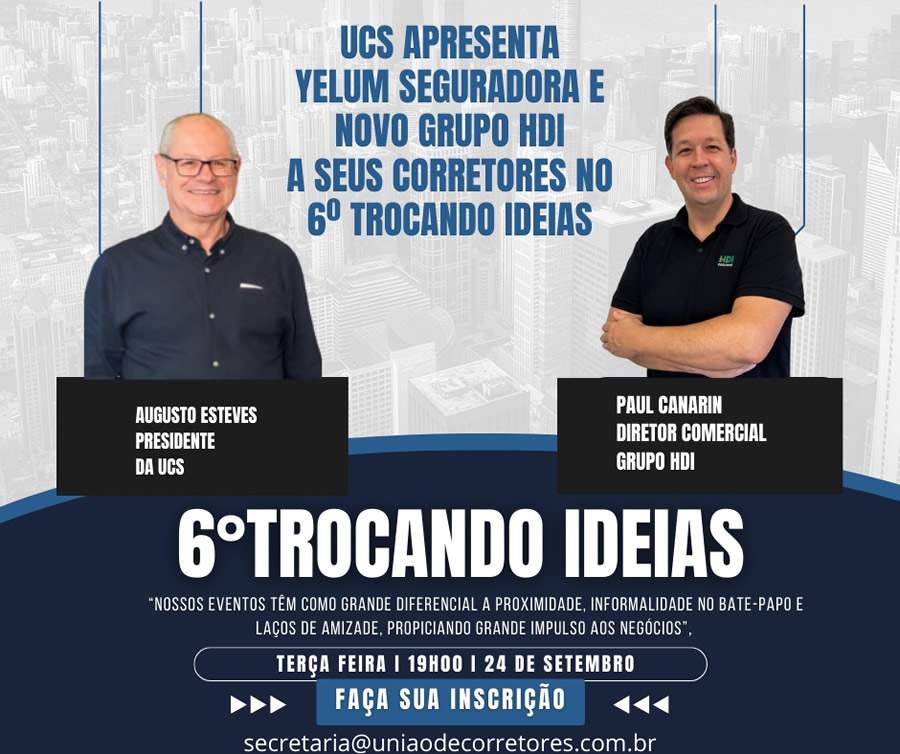 UCS apresenta YELUM Seguradora e novo Grupo HDI a seus corretores no 6º Trocando Ideias de 2024