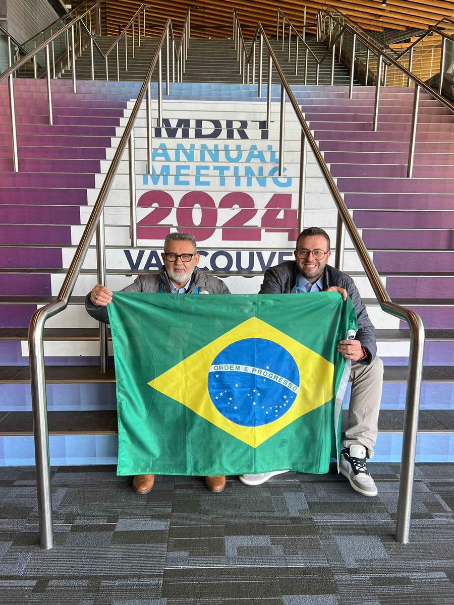 Fotos: Josusmar Sousa e Felipe Sousa na Reunião Anual MDRT