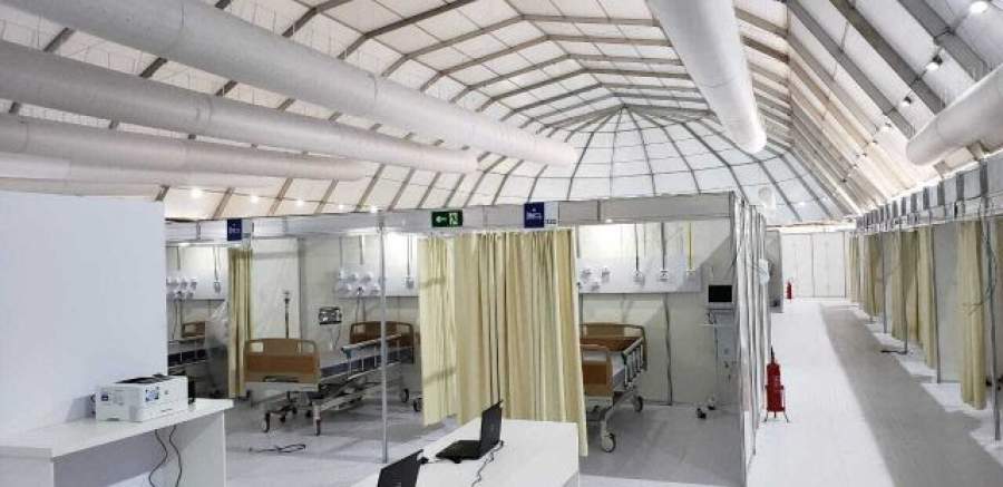 (Primeiro hospital de campanha construído pela iniciativa privada é erguido pela V3A e Rede D’Or)