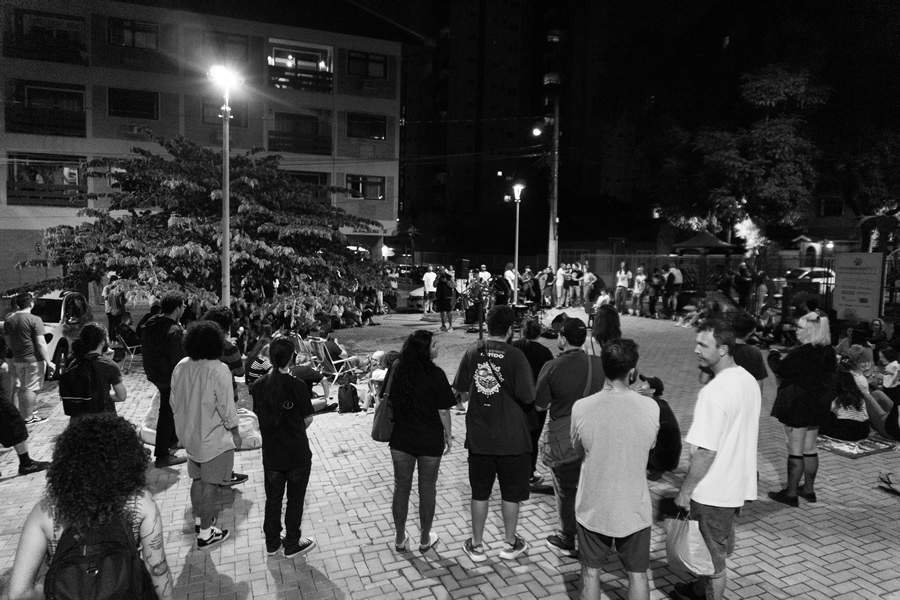 Projeto Groove Urbano, bairro Vila Nova, em Blumenau Foto: Pedro Silva