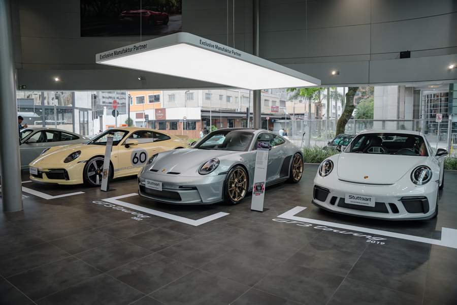    911 Sport Classic 2023, 911 GT3 Touring 2022, 911 GT3 Touring 2019 (Lucas Parisi/Stuttgart Porsche)