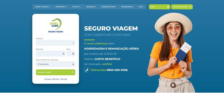 Vital Card estreia site com nova programação e novos conceitos