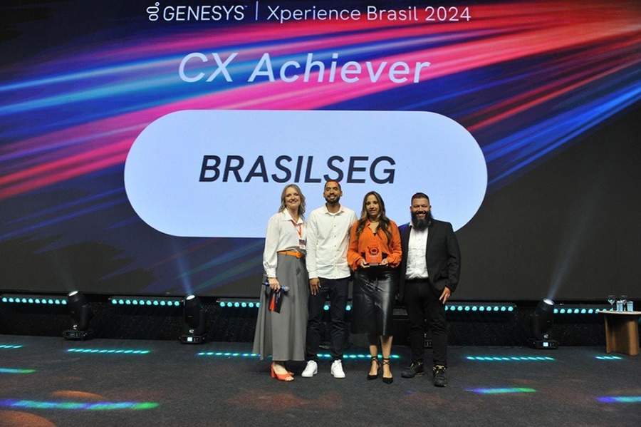 Brasilseg recebe Prêmio Genesys CX Awards pela jornada de transformação digital e excelência na experiência do cliente