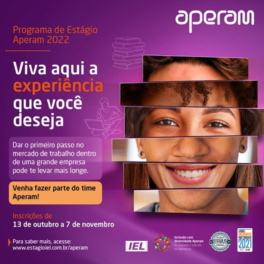 Programa de Estágio Aperam 2022: inscrições até 7 de novembro