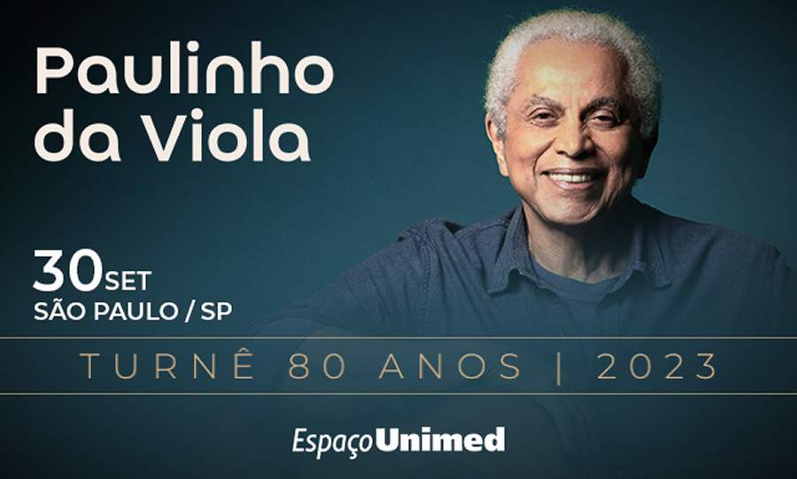 Paulinho da Viola faz show no Espaço Unimed