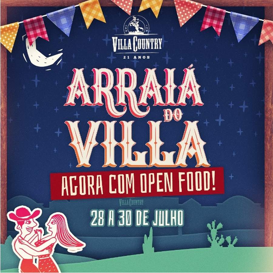 Villa Country prepara &quot;Arraiá do Villa&quot; com quatro dias de festa