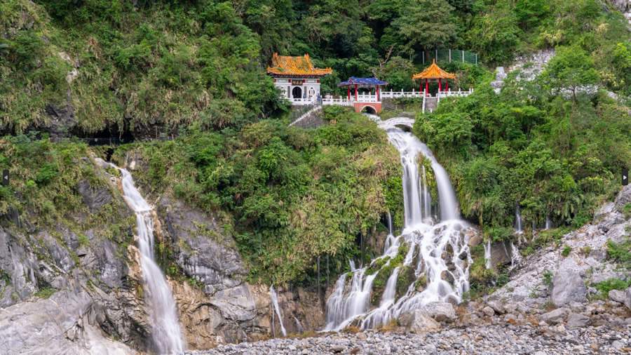 Templo Eternal Spring Shrine - Parque Nacional de Taroko - Foto Divulgação